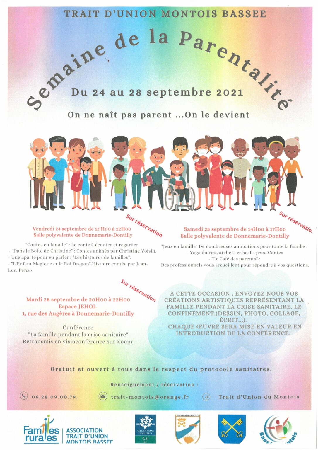 Semaine de la parentalité du 24 au 28 septembre - Ville de Bray-sur-Seine